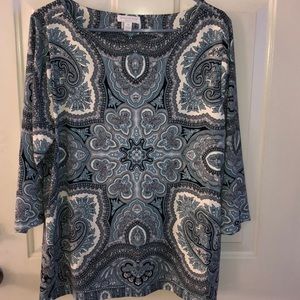 Women’s Charter Club top in great shape 2X